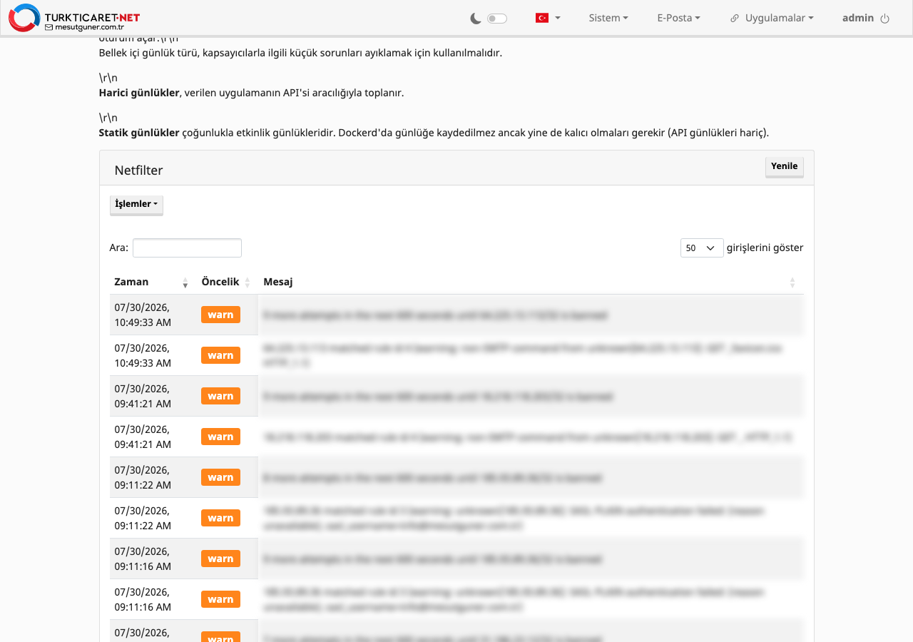 Netfilter günlüğü